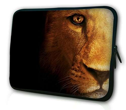 Waterfly&reg; Captain Lion 16" 17" 17.3" 17.4" inch Laptop Notebook Computer Netbook PC Soft Bag Sle