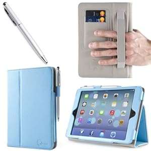 i-BLASON Apple New iPad Mini with Retina Display (2nd Generation) Auto Wake / Sleep Smart (Blue)