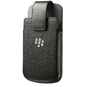BlackBerry Classic Leather Swivel Holster Case - Black