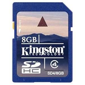 Kingston 8GB SDHC Card (Class 4): Brand New (Sealed) Special Promotion