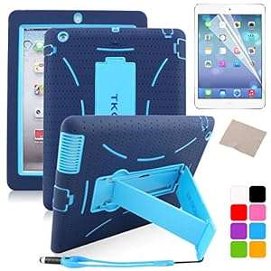 Besdata Heavy Duty Kid Proof Hybrid Shockproof Case - Silicone Skin Case & Hard Protector Cover Case