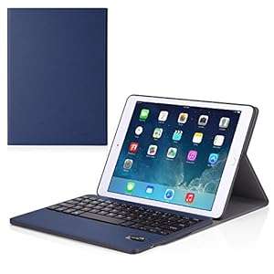 MoKo Apple iPad Air 2 (iPad 6) Keyboard Case - Wireless Bluetooth Keyboard Cover Case fo (Indigo)