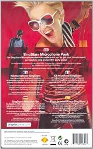 Pair Of SingStar Wired Microphones (PS2/PS3)