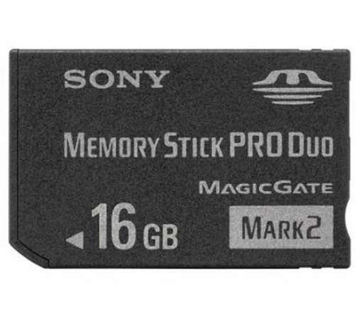 Sony 16GB Memory Stick PRO Duo Card