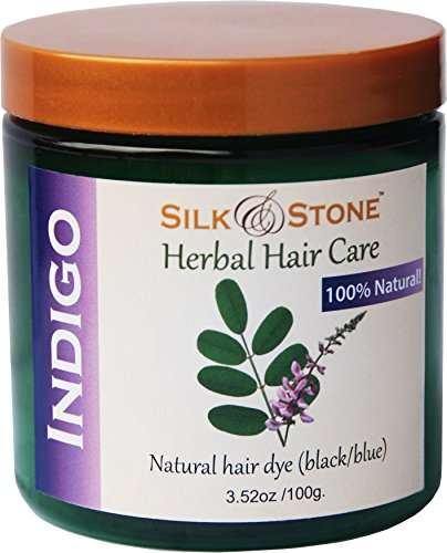 Silk & Stone 100% Pure Indigo (Indigofera Tinctoria) Powder - High Quality Natural Hair Dye - Satisf