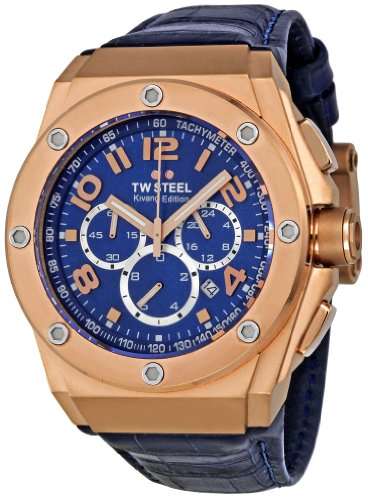 TW Steel Men's CE4003 CEO Tech Blue Dial Chronograph Watch
