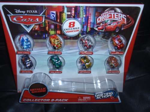 Disney/Pixar Cars Micro Drifters Collector, 8-Pack