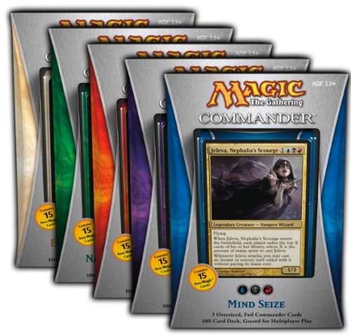 Magic the Gathering Commander 2013 Set of 5 Decks