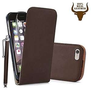 Premium Stylish Protective 100% REAL GENUINE COW LEATHER FLIP CASE POUCH COVER FOR NEW APPLE IPHONE