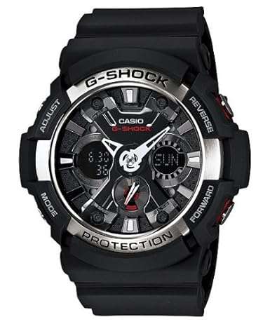 Casio G Shock Analog Digital Black Dial Men's Watch - GA200-1A