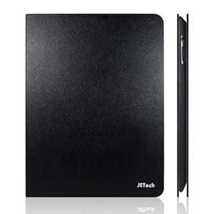 JETech Diamond Leather iPad Smart Cover Case for Apple iPad 2 iPad 3 iPad 4 (2014 Version (Black)