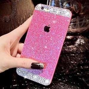 Domire Rhinestone Diamond Crystal Glitter Bling Hard Case Cover Shell Phone Case for Iphone 6 P