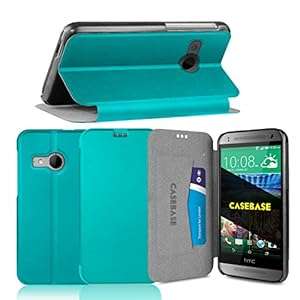 CaseBase SS BLUE Folio Case for HTC One Mini 2 (2014)