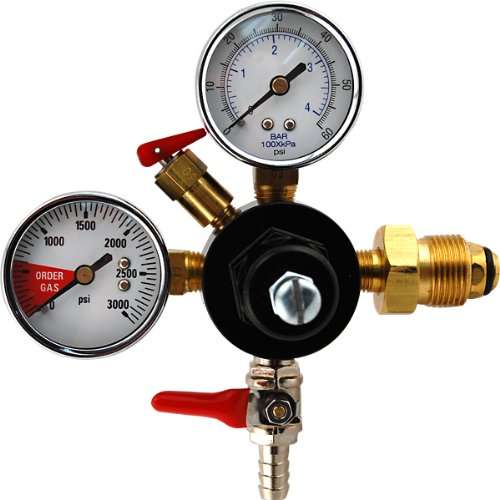 Double Gauge Nitrogen Regulator
