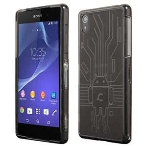 Cruzerlite Bugdroid Circuit Case for Sony Xperia Z2 - Smoke (Retail Packaging)