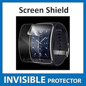 Samsung Galaxy Gear S Watch Front INVISIBLE Screen Protector (Front Shield included) Military G