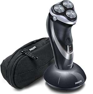 Philips triple track shaver 5000 with charging stand and pouch