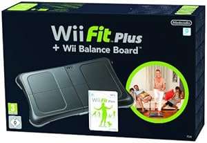 Nintendo Wii Fit Plus with Balance Board - Black (Wii)