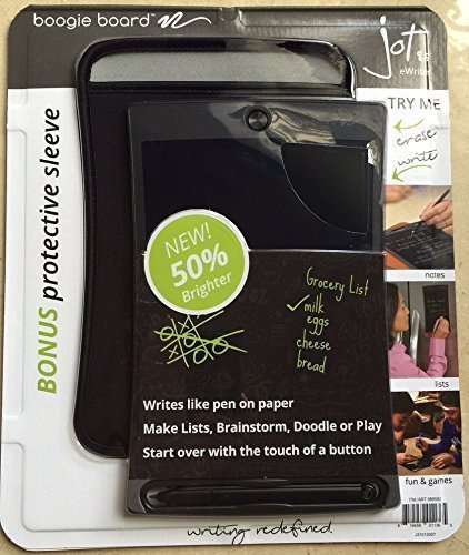 Boogie Board Jot 8.5 LCD eWriter Black Writing Tablet Plus Neoprene Sleeve Plus Stylus