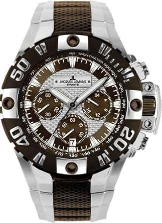 Jacques Lemans Powerchrono 08 1-1377C Metal Bracelet Watch