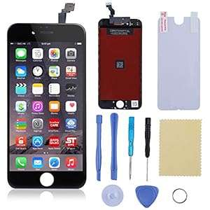 DBPOWER For iPhone 6 4.7inch Screen Digitizer LCD Display Assembly Replacement with Free (Black)