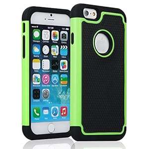 KAYSCASE Heavy Duty Cover Case TurtleBox for Apple iPhone 6 iPhone Air 4.7 inch 2014 Vers (green)