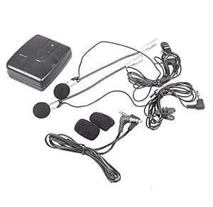 Motorcycle Motorbike helmet Interphone Walkie Talkie Communication Intercom Headphone Front Rea