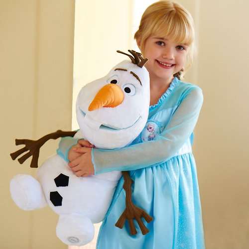 Disney Store Large/Jumbo 22" Olaf the Snowman Plush Stuffed Toy Doll from Frozen