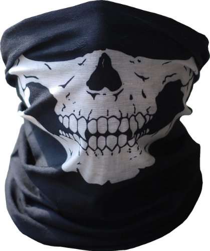 Skull Tubular Mask Bandana Motorcycle Scarf Face Neck Warmer GHOSTS Call of Duty helmet