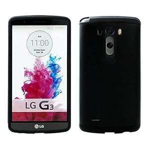 LG G3 Case aLLreLi [Hybrid] LG G3 Cover Premiun Slim Fit Heavy Duty Armor Dual Layer Case (Black)