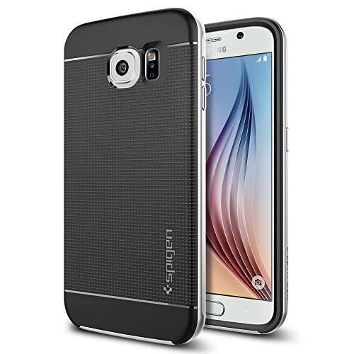 Galaxy S6 Case, Spigen [METALLIZED BUTTONS] Neo Hybrid Series Case for Samsung Galaxy S6 [BUMPER STY