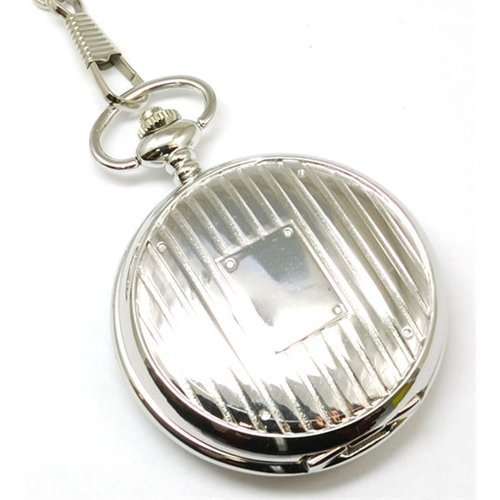 Jakob Strauss Silver Tone Gents Pocket Watch JAST14