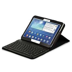 Sharon Samsung Galaxy Tab 3 10.1 & Tab 4 10.1 Keyboard Case wi (Galaxy Tab 3 black keyboard case)