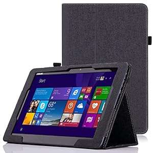 MoKo ASUS Transformer Book T100 Chi Case - Slim Folding Cover Case for Transformer Book T (Black)