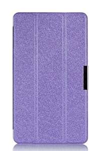 maxbuy Huawei MediaPad M1 Ultra-thin Slim Smart 3-folding Stand Cover Case for Huawei Me (Purple)