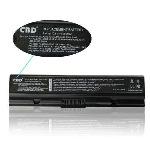 NEW Replacement Lithium-ion Laptop Battery for Toshiba PA3534U-1BRS