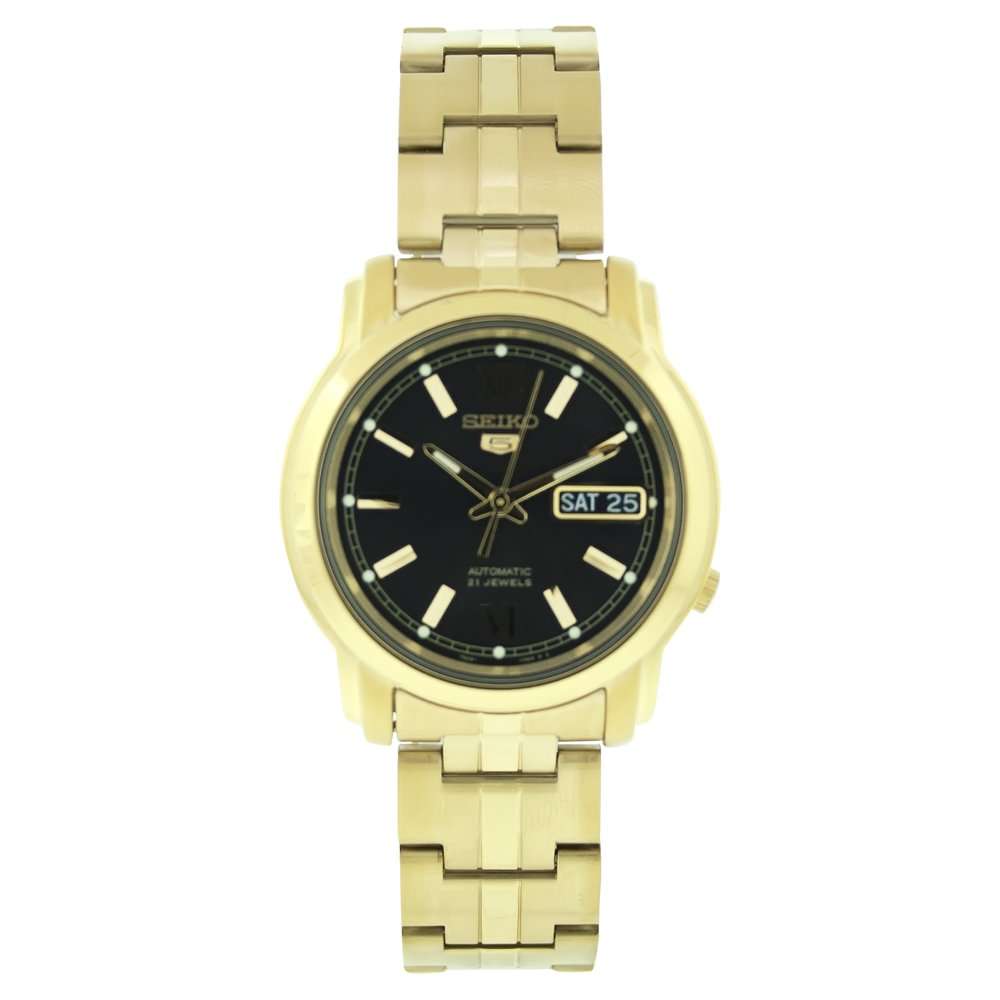 Seiko Men's SNKK86 Stainless Steel Analog with Black Dial Watch