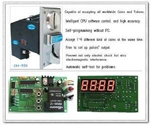 [Sintron] Multi Coin Acceptor Selector CH-926 and Timer Control Board for Vending Machine accept 6