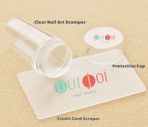 Clear Nail Stamper With Cap Clear Nail Art Stampers Clear Jelly Nail Art Stamping Soft Squishy Nail