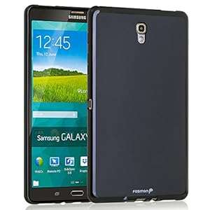 Fosmon Samsung Galaxy Tab S 8.4 (DURA-FRO) Slim-Fit Flexible TPU Case Cover for Galaxy Ta (Black)