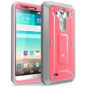 SUPCASE LG G3 Case - Unicorn Beetle PRO Series Full-body Hybrid Protective Case with Built (Pink)