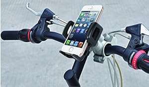 IBRA Universal Bike Bicycle Mount Holder Handlebar for Most Cell P (Mobile Phone Bike Mount-Grey)