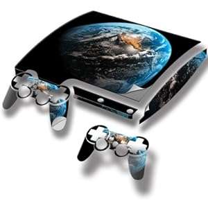 ""Space" 10171 Sticker for PlayStation 3 Slim Game Console."