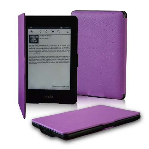 OMOTON The thinnest and lightest leather cover case for Kindle Paperwhite--2013 the all-new Kindle P