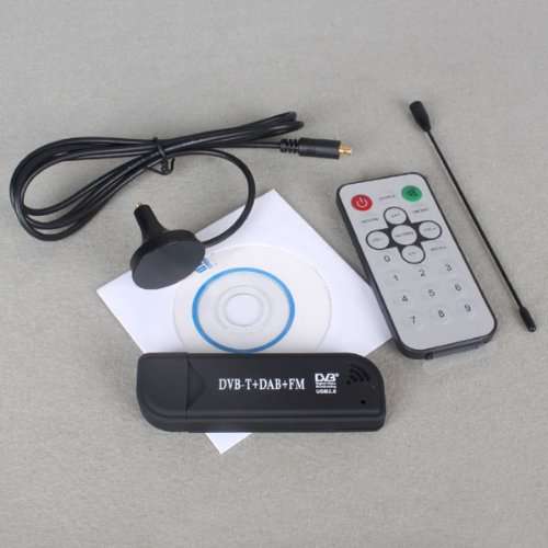 RTL-SDR, FM+DAB, DVB-T USB Stick Set with RTL2832U & R820T. Great SDR for SDR#, HDSDR