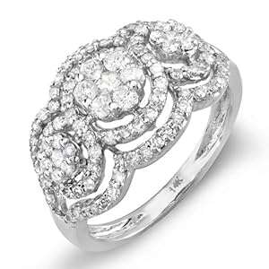 **R59000** 1.50 Ct 14k White Gold  Round Cut Diamond Ring