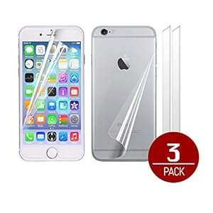 Zooky x3 screen protector for Apple iPhone 6 PLUS front back film