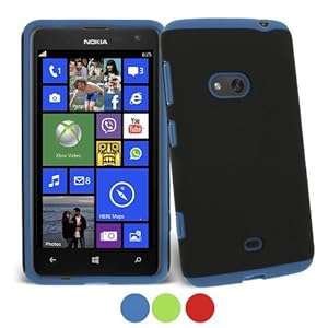 Blue Hybrid Silicone Combo Case for Nokia Lumia 625 | Nokia Lumia 625 Case Sturdy Protecti (Blue)