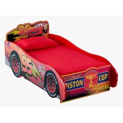 CARS WOODEN TODDLER BED - FREE SHIPPING