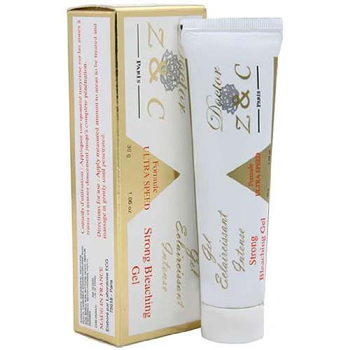 Skin Bleach GEL Ultra Speed Formula Lightening for Intimate Skin Areas By Doctor Z&C 30ml / 1.0 Fl.o